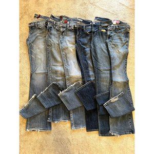 Lot of 6 Jeans- Size 0 and Size 24"